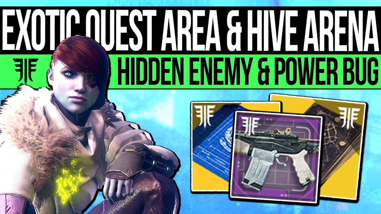 Destiny 2 | EXOTIC QUEST AREA & SECRET ENEMY! Wish Ender, Power Glitch, Curse Reset & Hive Arena!