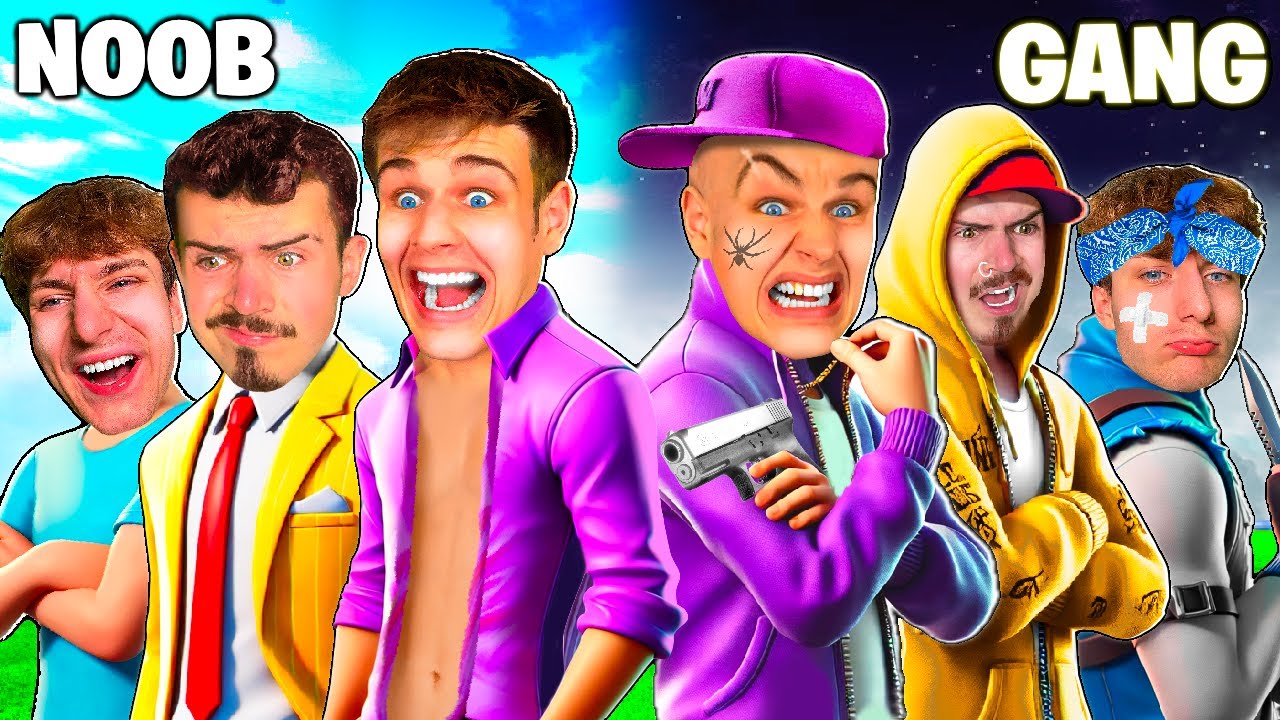 NOOB vs PRO GANGSTER v GTA 5!