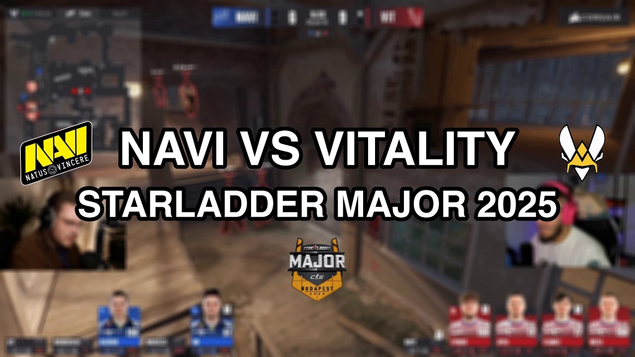 Ohnepixel | NAVI vs VITALITY | STARLADDER BUDAPEST MAJOR 2025 | STAGE 3 | FULL VOD