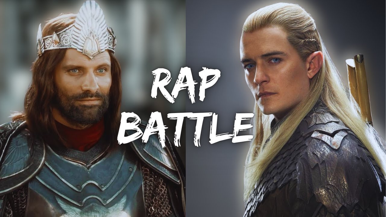 Aragron Vs Legolas | LOTR Rap Battles