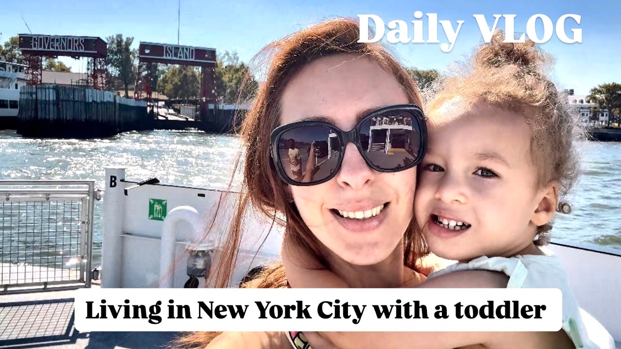 Daily VLOG Mom & Toddler NYC Life | Governors Island | What my toddler eats