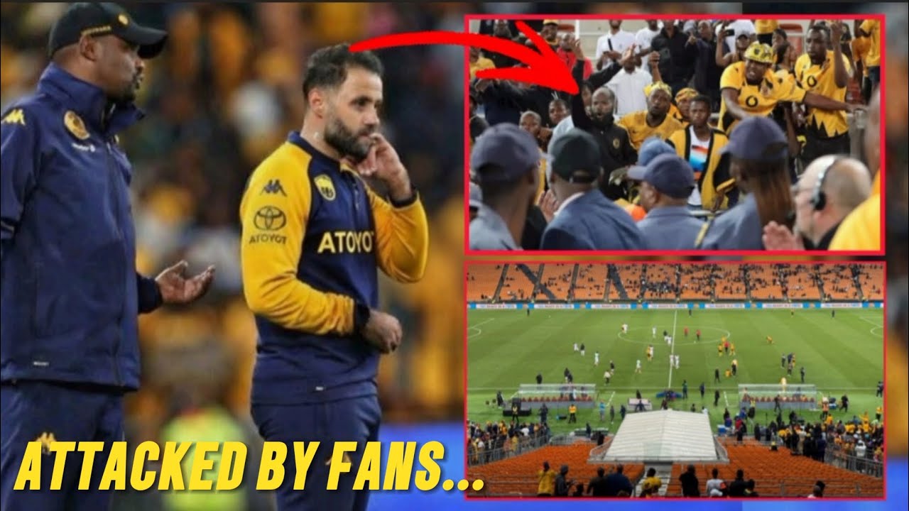 VIDEO❗Kaizer Chiefs Fans Attack Co-coaches After Disappointing 2-1 Loss To Stellenbosch FC.... 