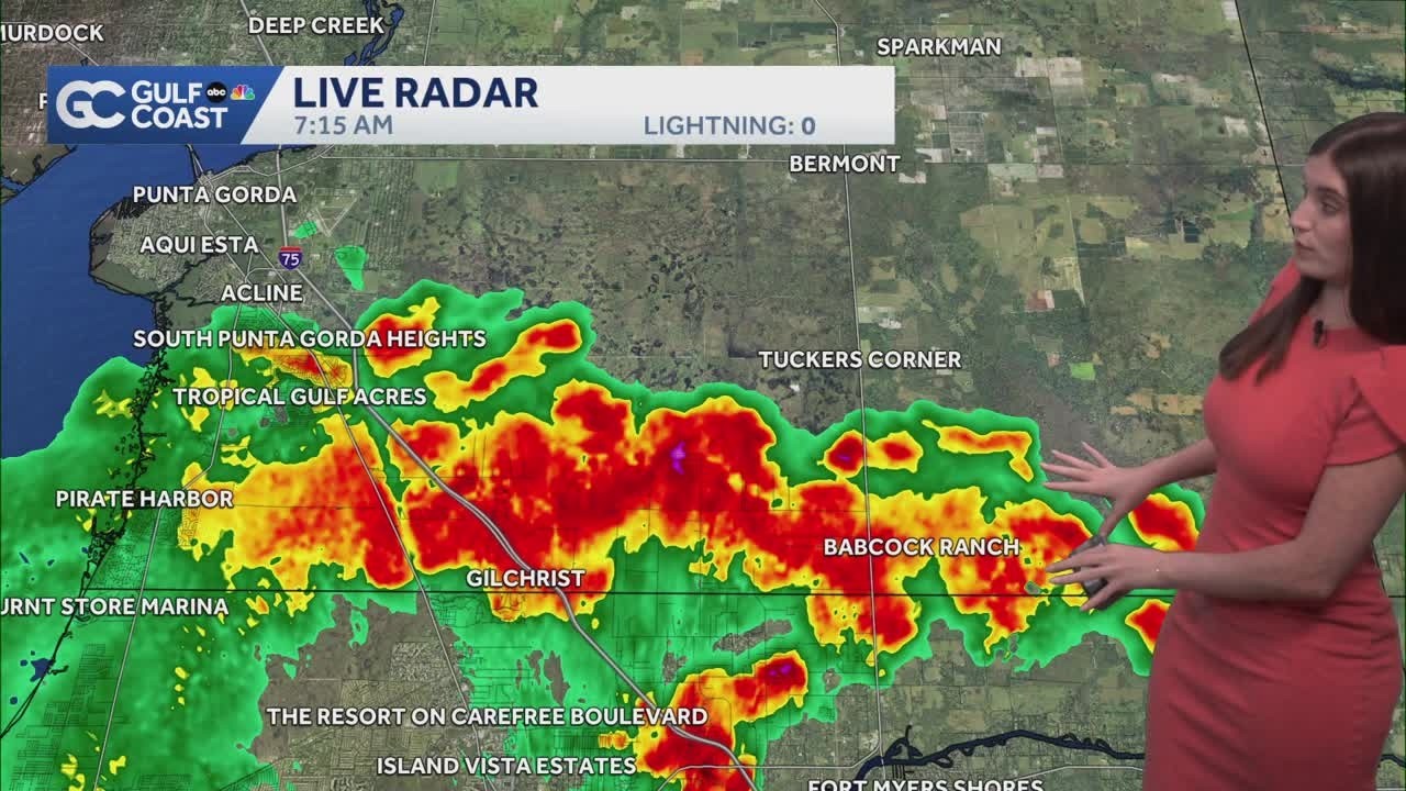 Coastal storms moving through the Gulf Coast