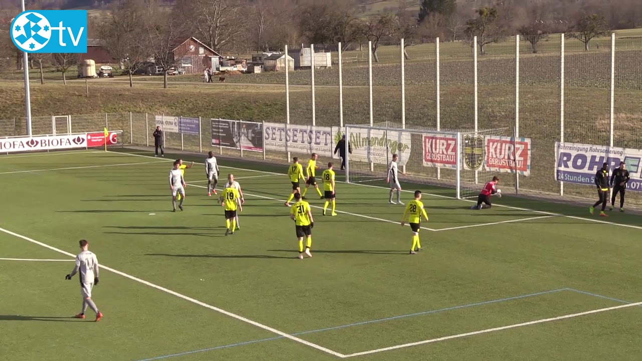 Spielszenen vom Testspiel gegen den 1.FC Heiningen