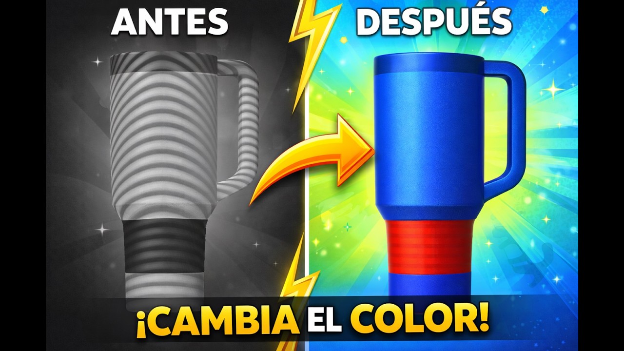 Como cambiar el color de una pieza 3D