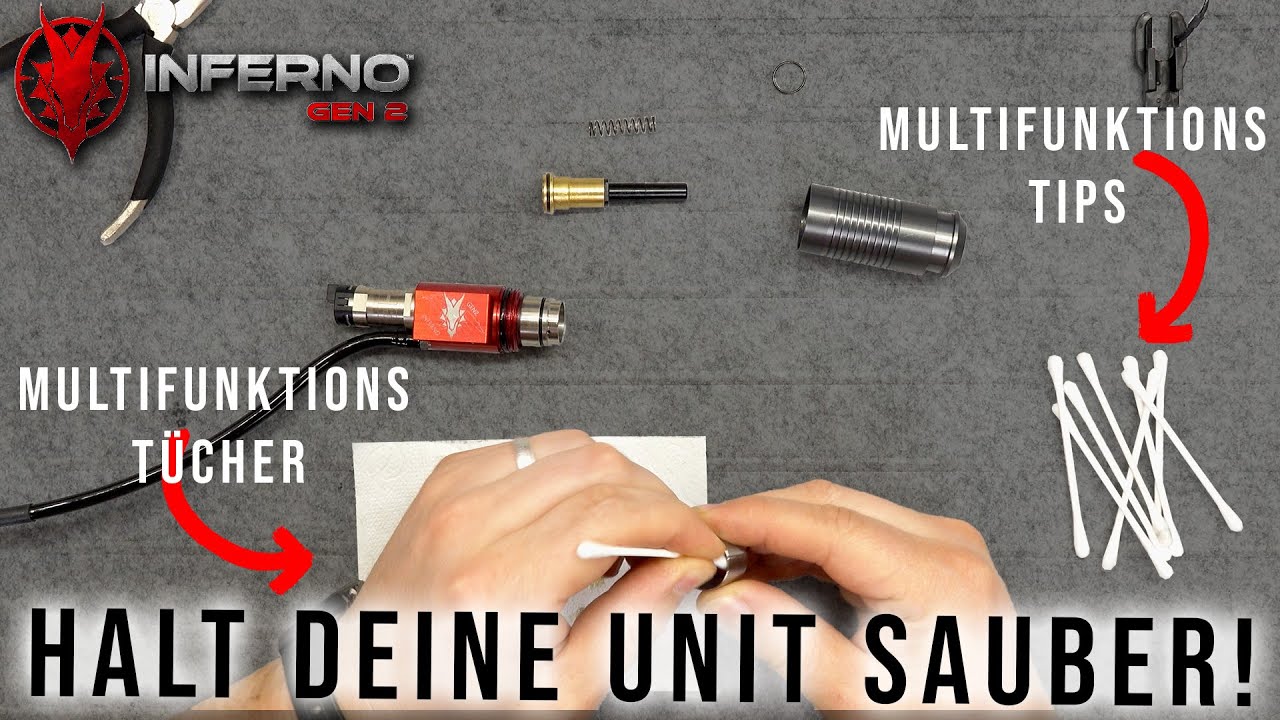 Wie säubert man seine HPA Inferno Unit? | Wolverine Billet Serie