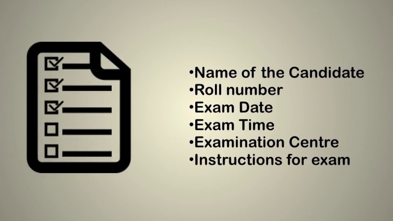 MHT CET 2017 Admit Card Engineering - Getentrance