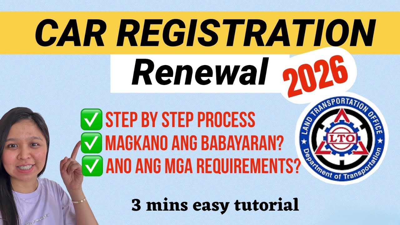 LTO Car Registration Renewal | REHISTRO NG SASAKYAN SA LTO STEP BY STEP