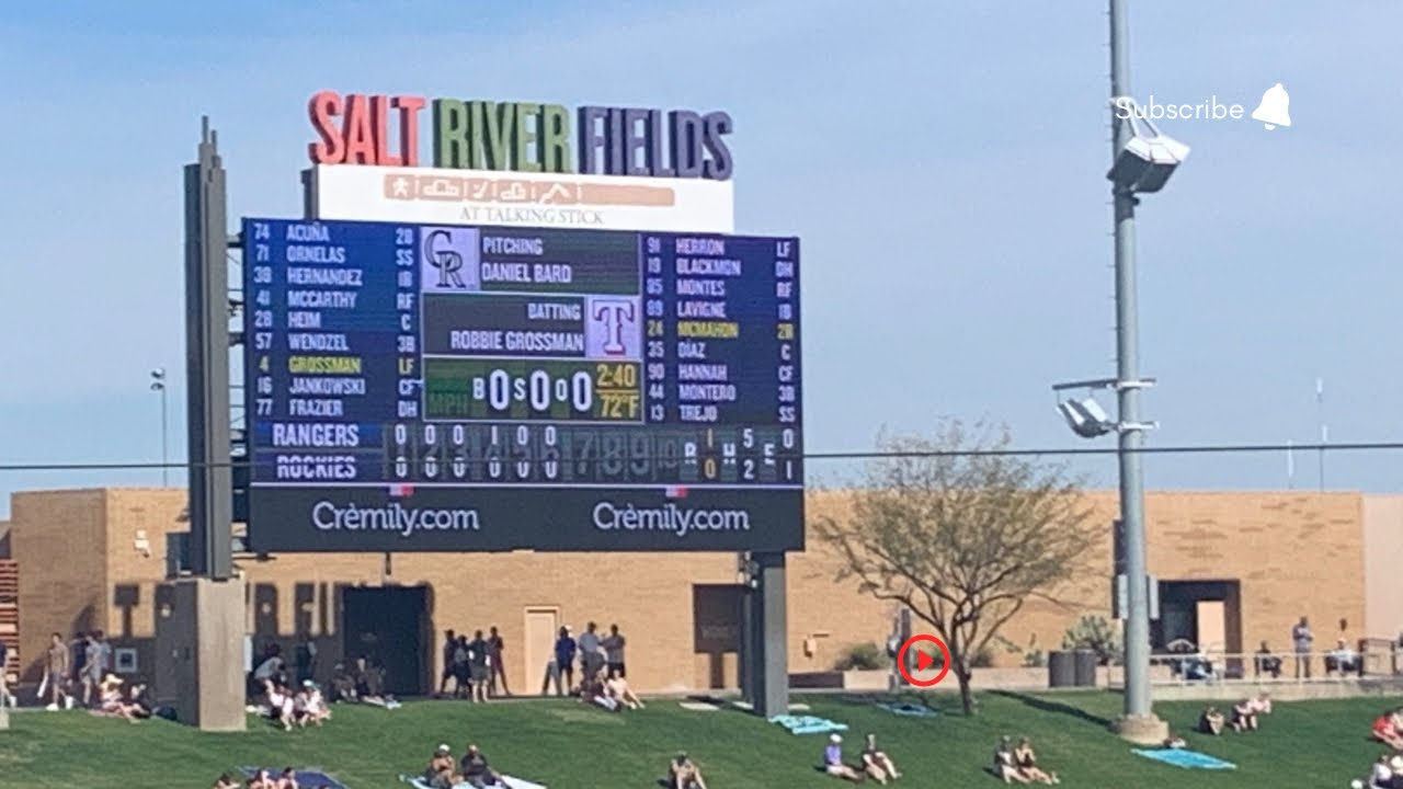 Spring Training 2023 Salt River Fields at Talking Stick Virtual Tour
