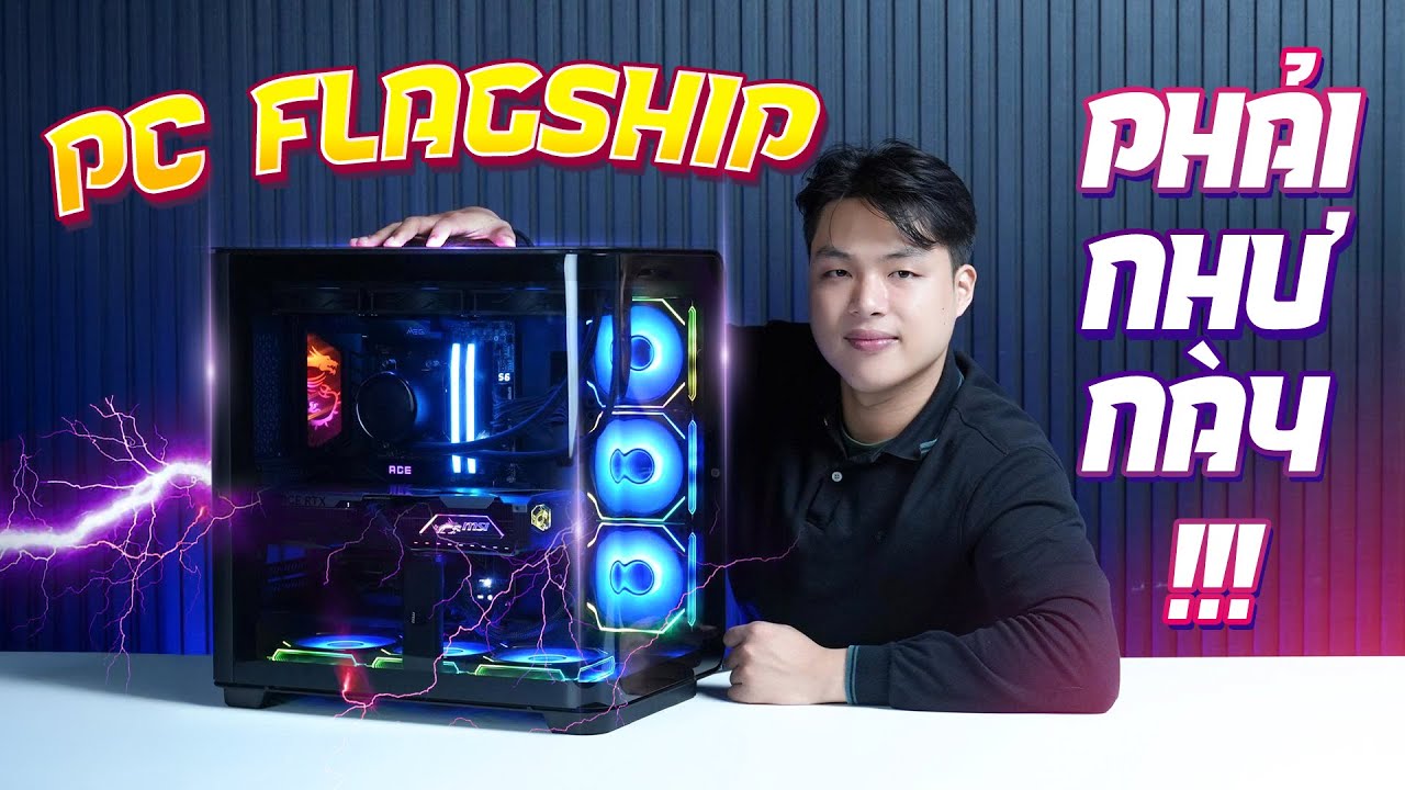 Full Bộ PC Gaming Cao Cấp Cùng Bo Mạch Chủ MSI MEG X870E Ace Max, 