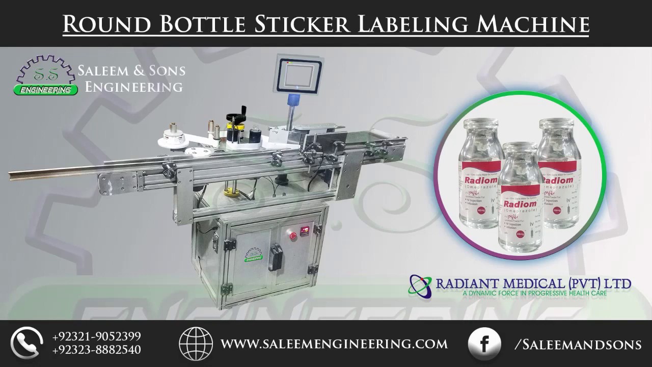 Automatic Self Adhesive Sticker Labeling Machine| Round Bottles Sticker Labeling Machine