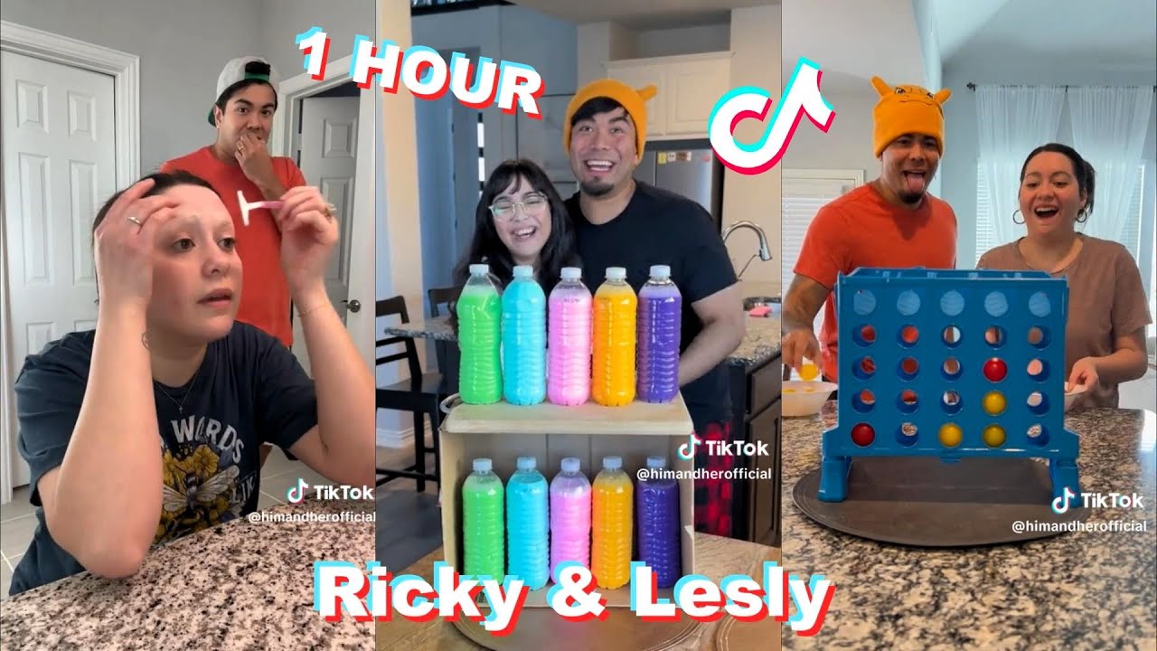* 1 HOUR * Funny Ricky and Lesly TikTok Videos Compilation 2024 | New @rickyandlesly  TikToks