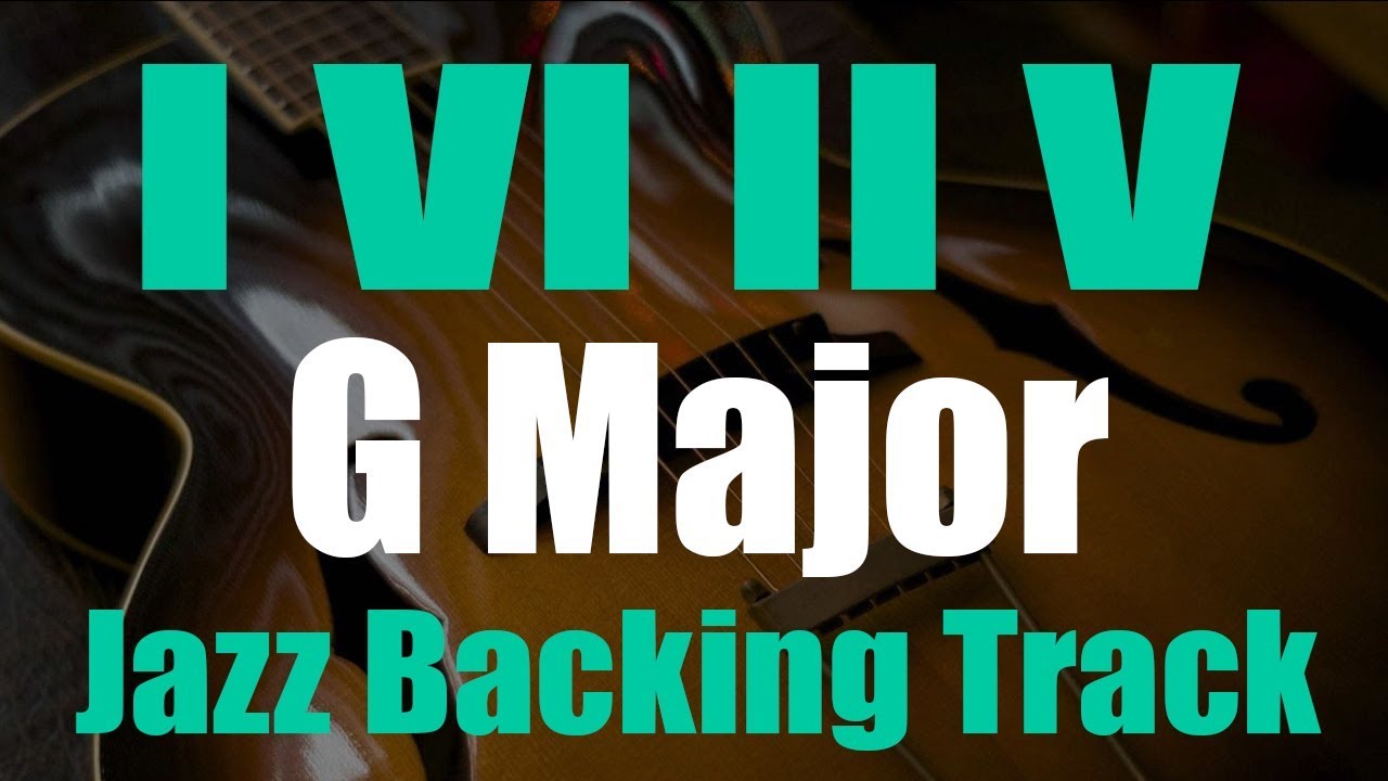 Jazz Turnaround Backing Track - 1 6 2 5 Progression - G major