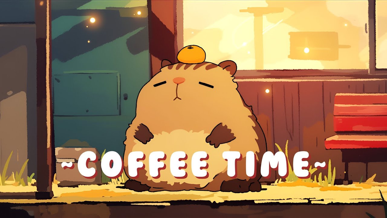 [60 Minutes] 24/7 Capybara Lofi Beats | Peaceful Lofi Hip Hop Beats 🦫 🌙 📖 | Continuous Mix