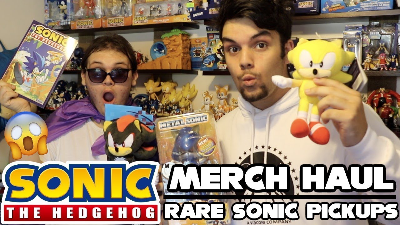 Sonic Merch Haul — редкие звукосниматели Sonic (Jazwares, Tomy и другие!)