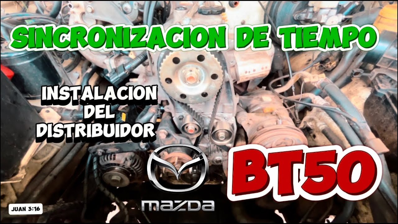 TIEMPO DE MAZDA BT50 2.2  | INSTALACIÓN DEL DISTRIBUIDOR MAZDA B2200