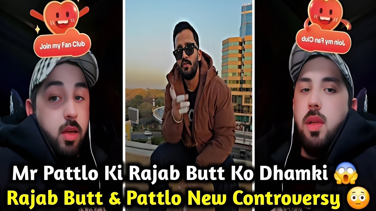 Mr Pattlo Ki Rajab Butt Ko Dhamki | Rajab Butt & Mr Pattlo New Controversy | Rajab&rsquo;s Family 