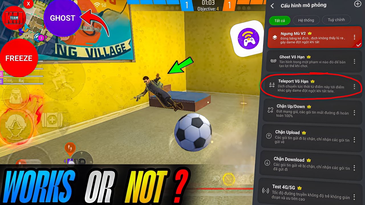 I Tried the Viral Invisible Football Glitch Using Fake Ping Apps! 😲🔥