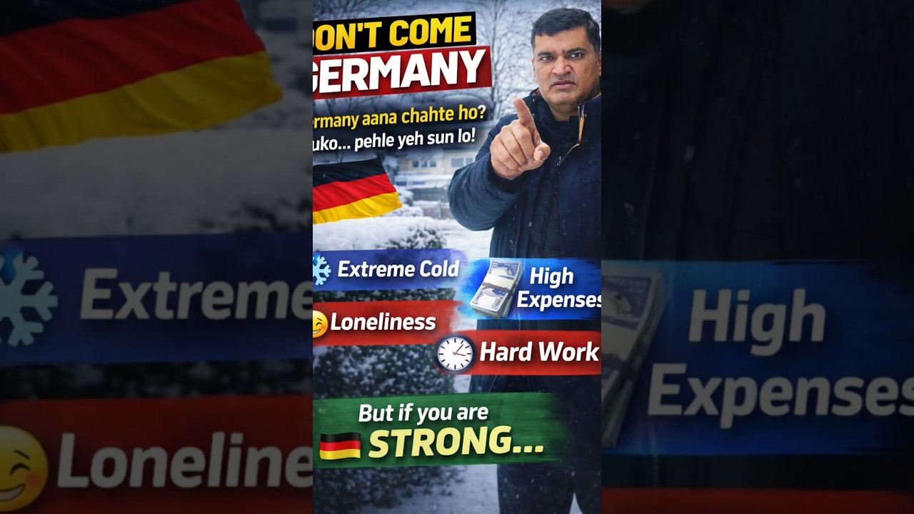 ❌ “Germany Mat Aao Agar 🇩🇪  Life, Cold & Costs Reality.  