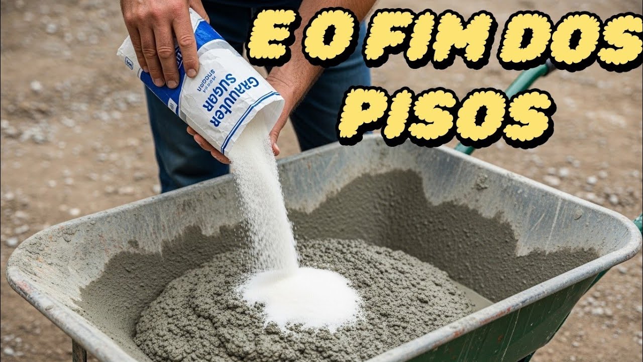 Basta misturar ARGAMASSA e AÇÚCAR isso VAI VIRA FEBRE NA CONSTRUÇÃO CIVIL!!!!