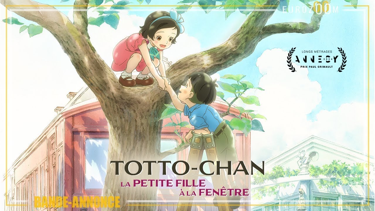 TOTTO CHAN LA PETITE FILLE À LA FENÊTRE  - BANDE ANNONCE film d'animation