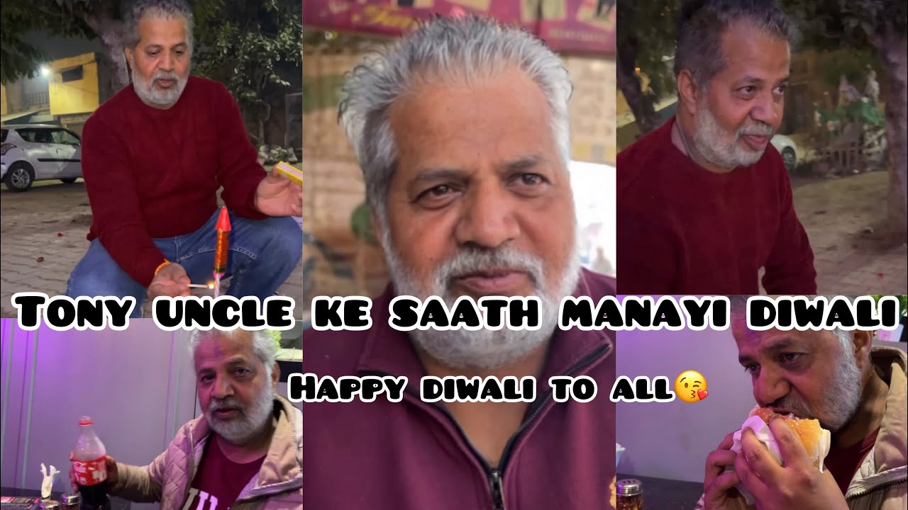 Tony Uncle ke saath diwali | Happy diwali | Ambala | 2023