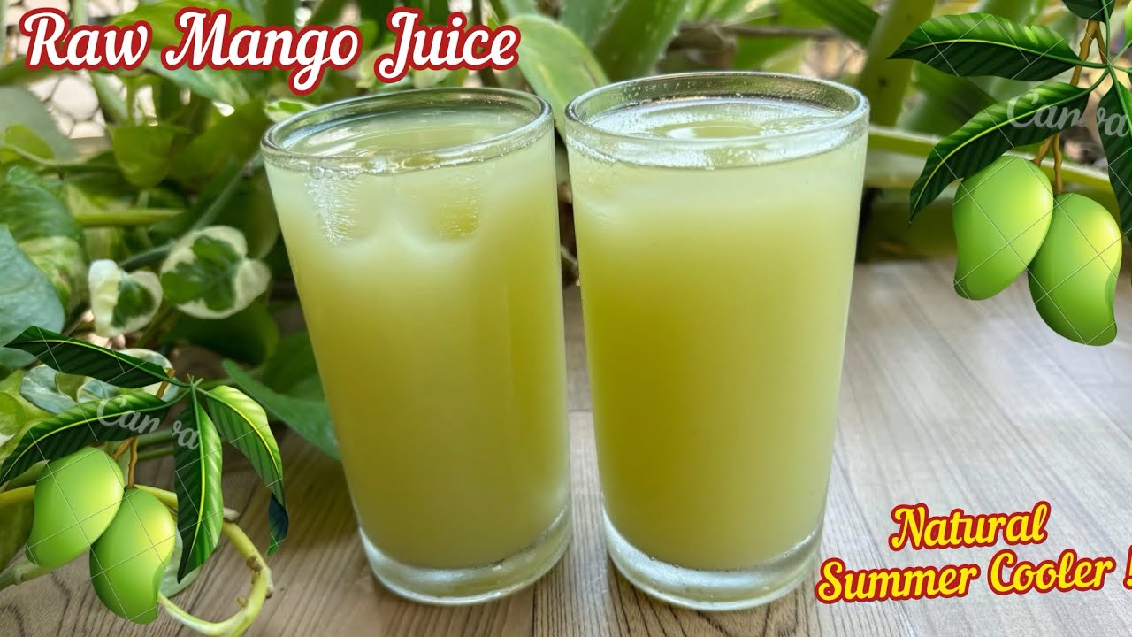 Raw Mango juice Recipe | How to make Raw Mango Juice?? Green Mango Juice Refreshing Summer Drink