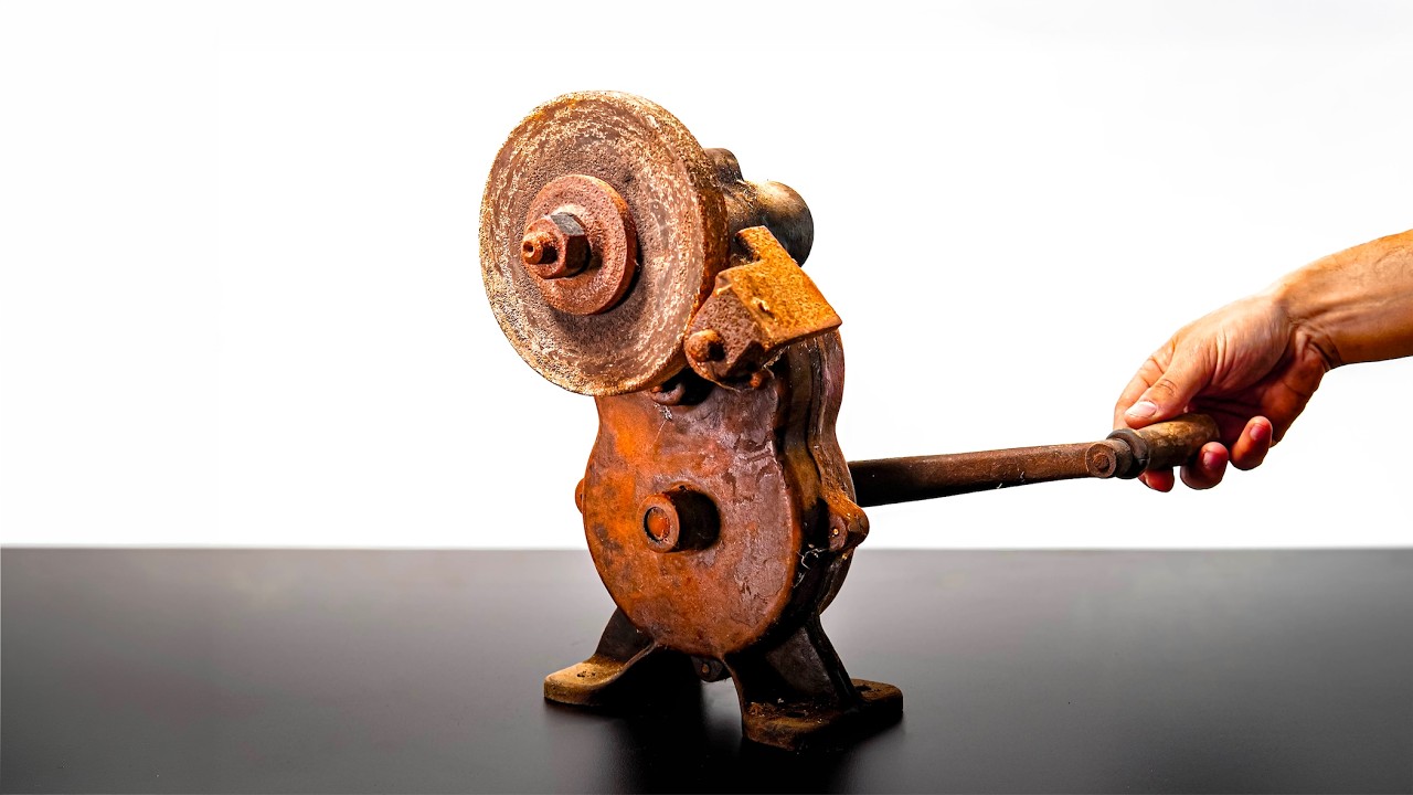 Rusty Grindstone Restoration