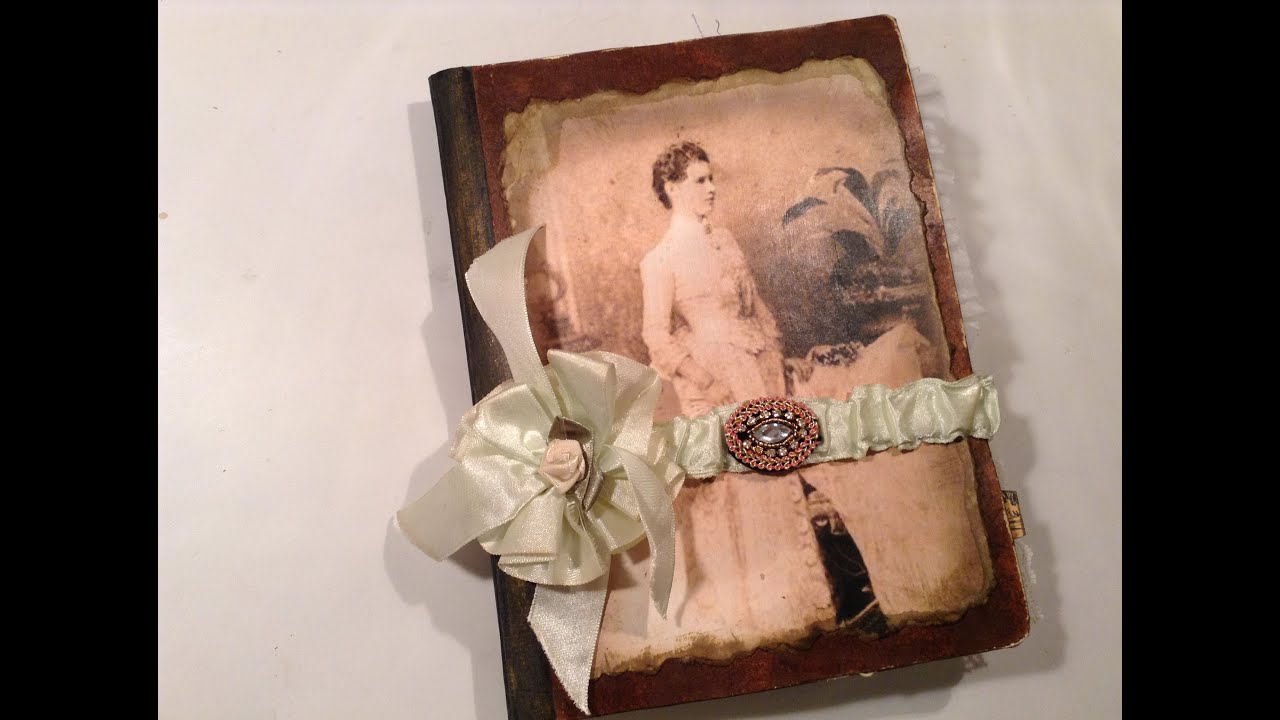 Vintage Wedding Journal - Altered Composition Book - Vintage Wedding Guest Book - Bride's Diary