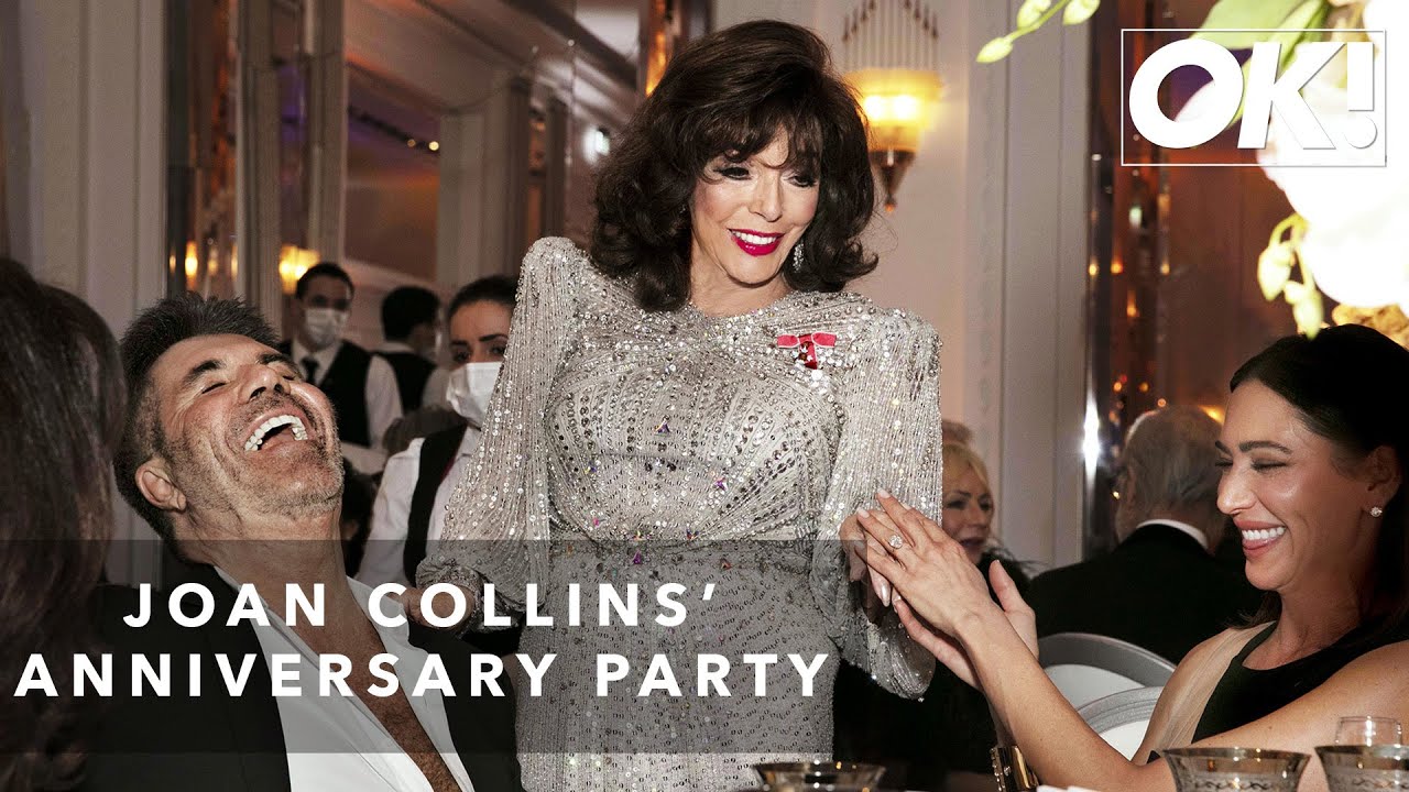 Inside Dame Joan Collins' and Percy Gibson's 20th wedding anniversary party - OK! Magazine