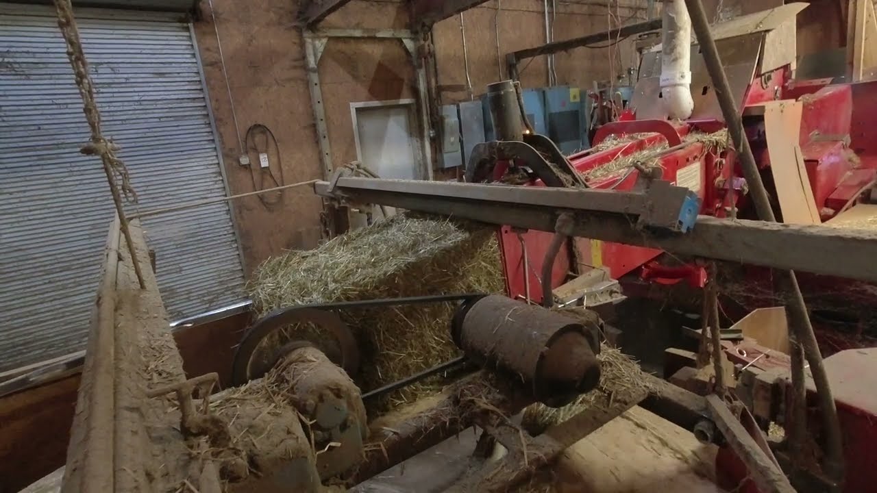 Why we Re-Bale our hay.