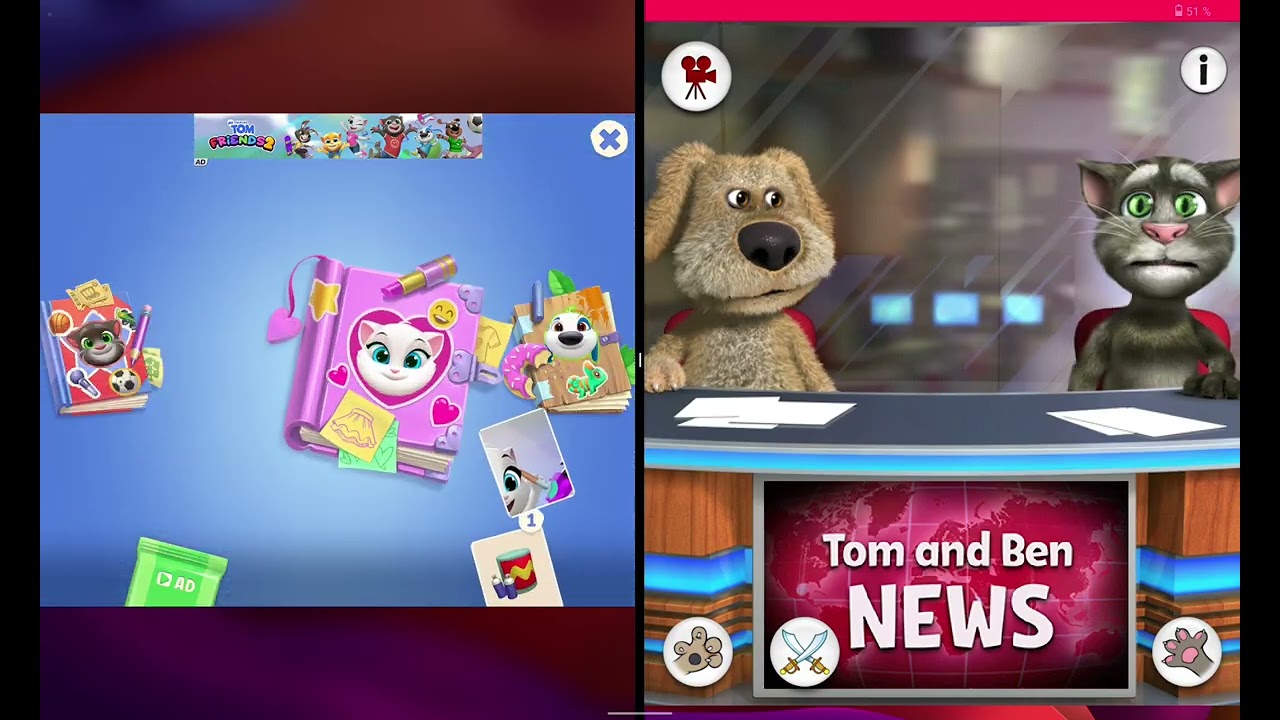 Mi Talking Tom Amigos 2 Y Talking Tom Y Ben News