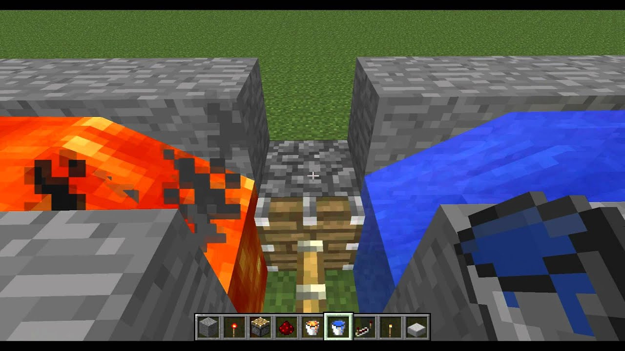 How To Make A Cobblestone Generator - schultzgaming