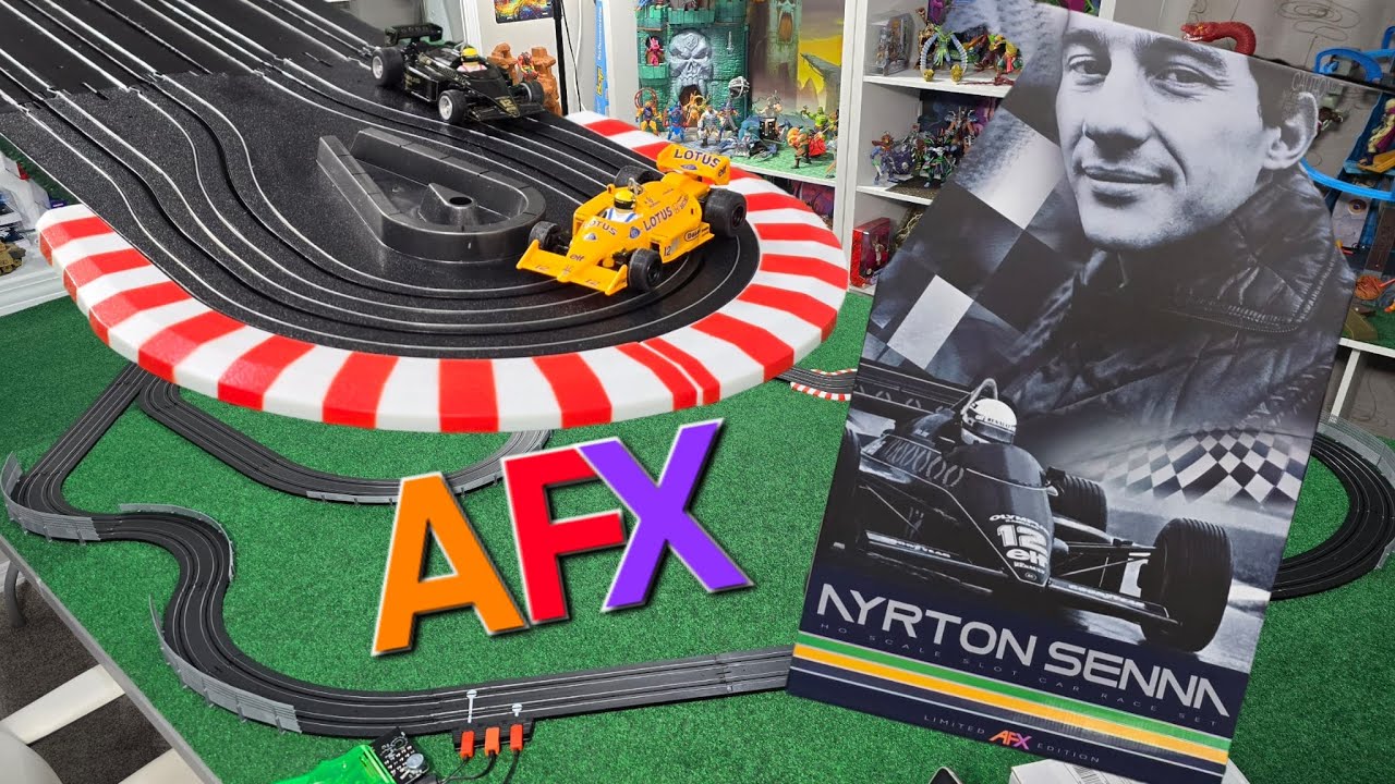 NAFT #100 - Ayrton Senna - AFX Limited Edition - Autorama HO 1/64