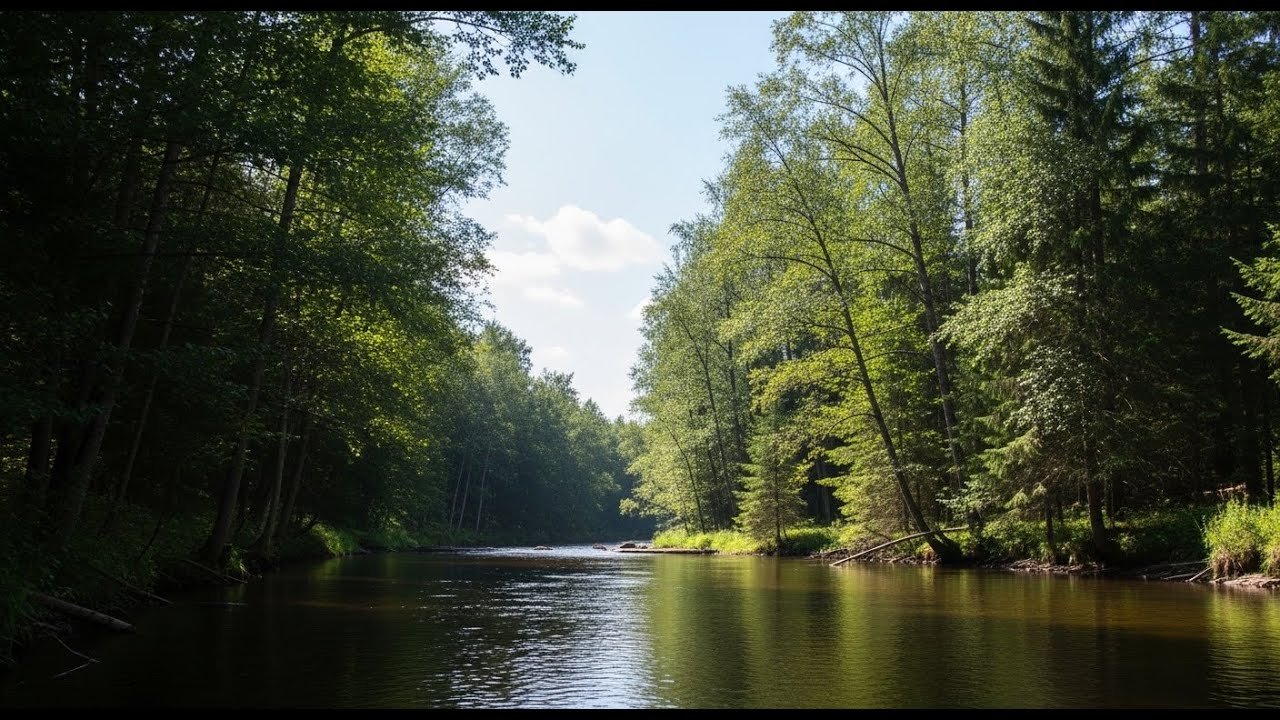 River Soundscape 🌿 Peaceful Water Ambience for Meditation, Study, and Relaxation #967