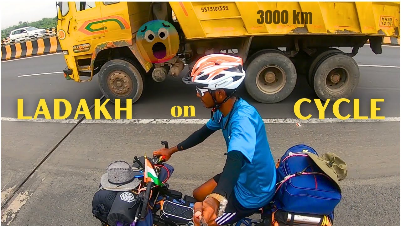 Solo Ladakh Cycle Ride | 3000 km On Cycle | Nagpur Se Nikal Gaya Jabalpur Ke Liye | Day 8
