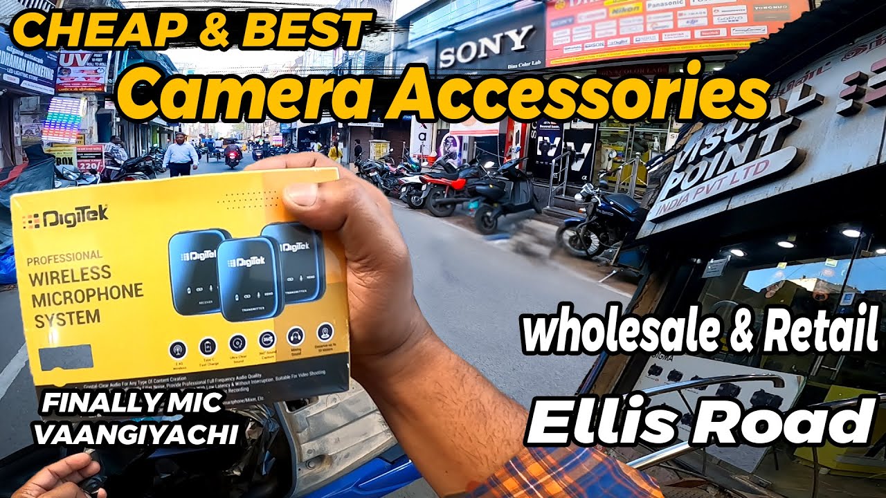 😍Cheap & Best Camera & Accessories Market in Chennai | Wholesale & Retail | Ellis Road