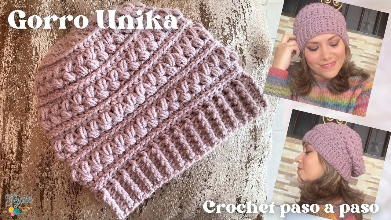 Gorro Unika a crochet