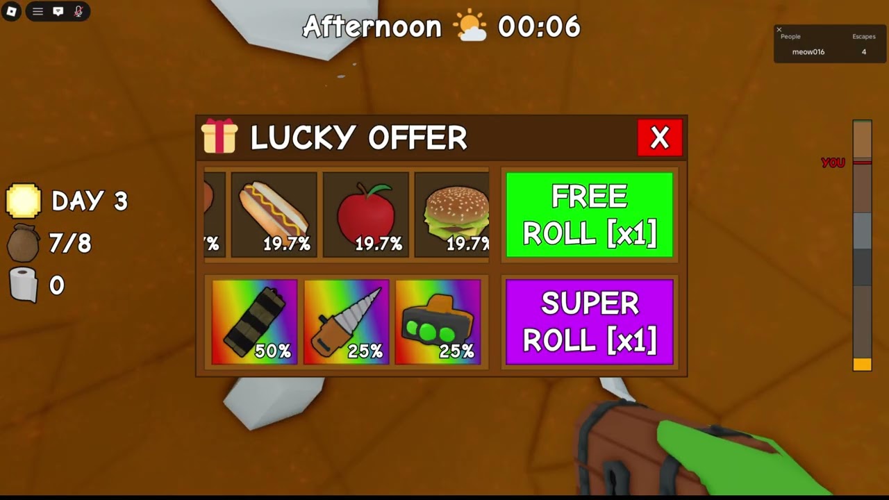 roblox(Dig to escape)