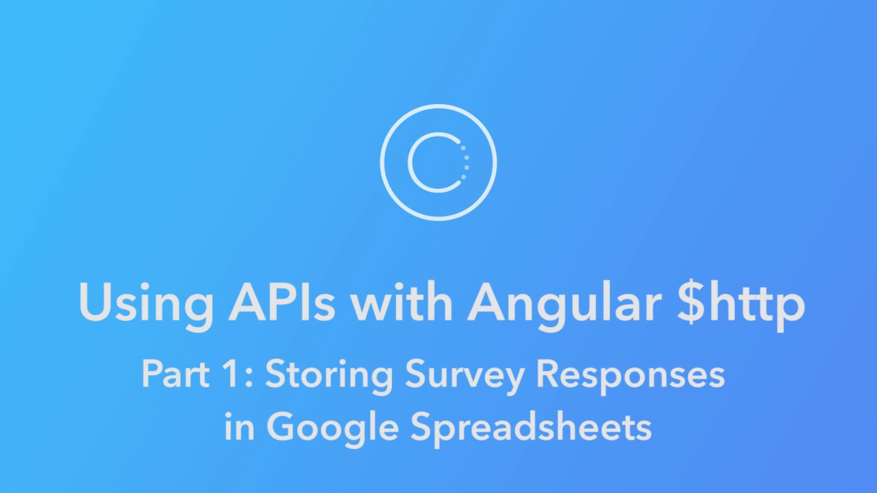 Ionic Creator Tutorials // Using APIs with Angular $http // Part 1