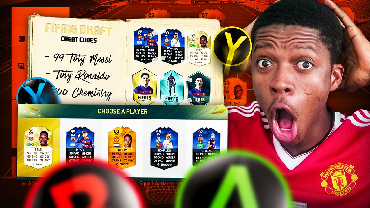 FIFA 16 FUT DRAFT CHEAT CODES !!!