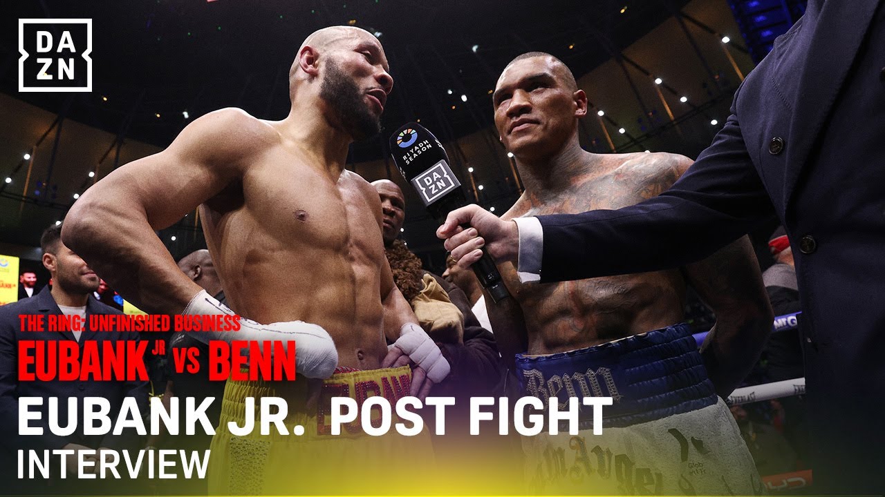 Chris Eubank Jr reacts to his defeat to Conor Benn | Post Fight Interview
