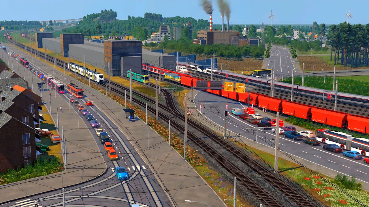 Transport Fever 2: Der Bahnübergang Teil 732
