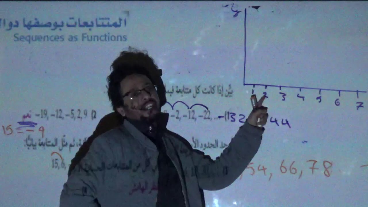 المتتابعات بوصفها كدوال رياضيات4