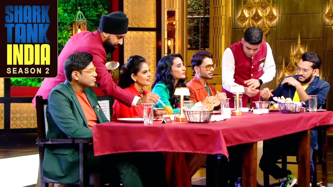 Butter Chicken Paratha taste करते ही Aman बोले &ndash; 'Wah'! | Shark Tank India S2 | Food Pitches