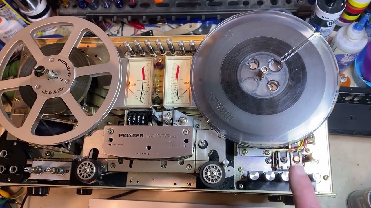 Pioneer RT 707 Reel to Reel Service and Test