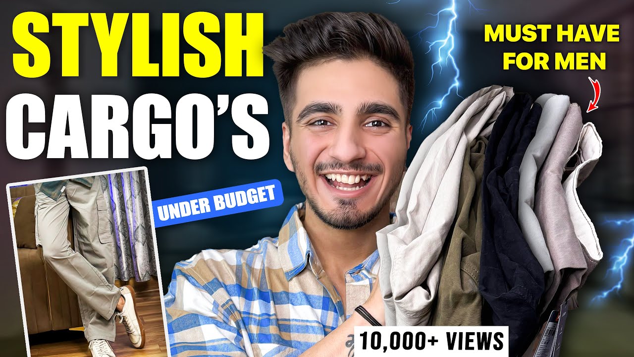 Budget Cargos For Men Under 1499 | Myntra Cargo Pants Haul | Manav Arora