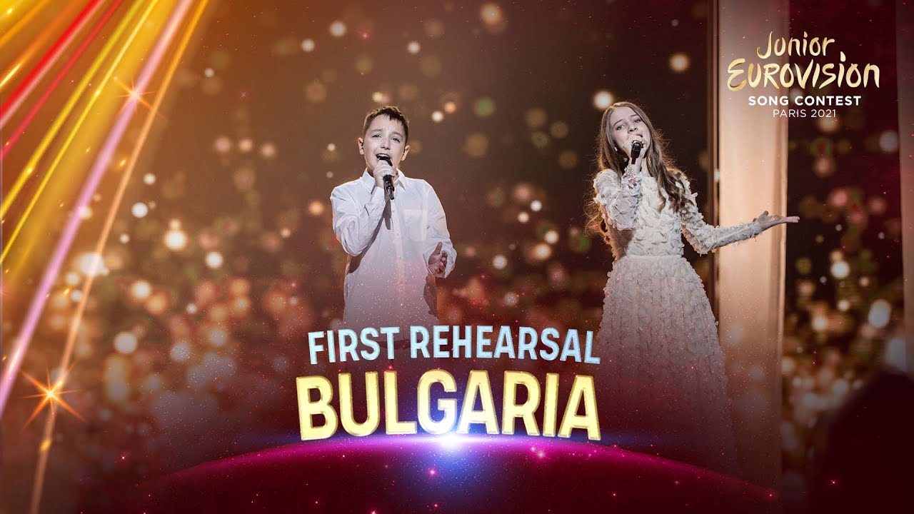 Denislava & Martin - Voice Of Love - First Rehearsal - Bulgaria 🇧🇬 - Junior Eurovision 2021
