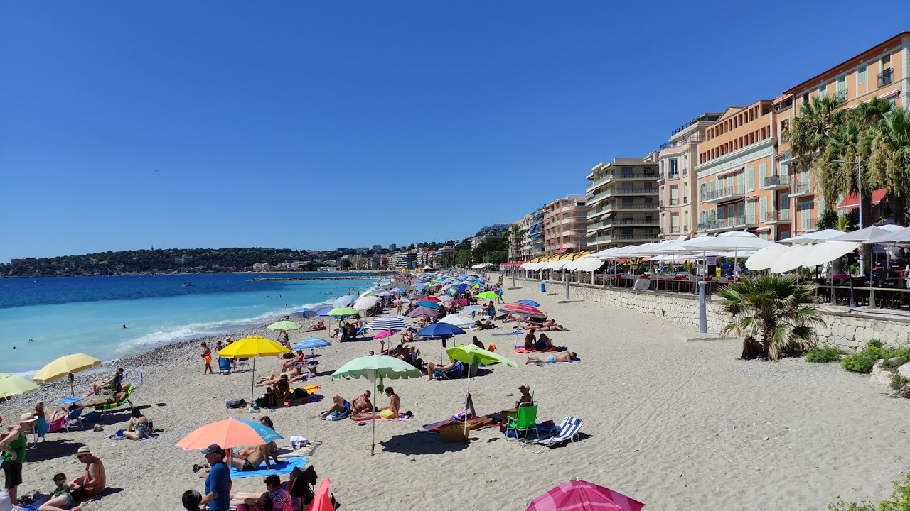Menton beach - Baie du Soleil, French riviera