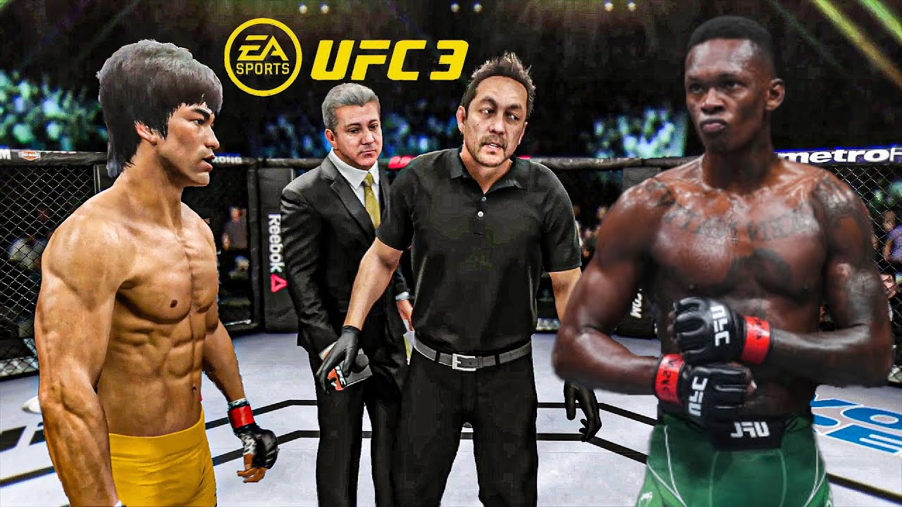 Bruce Lee vs Israel Adesanya   EA Sports UFC 3   Epic Fight 🔥🐲